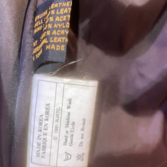 1991 Air Force leather jacket - Picture 6 of 6